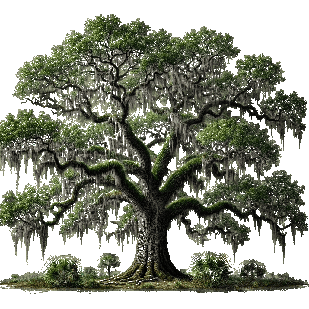 A Southern Live Oak Tree