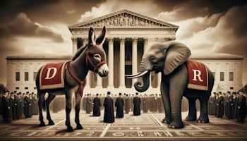 Political Party Symbols in 3-D